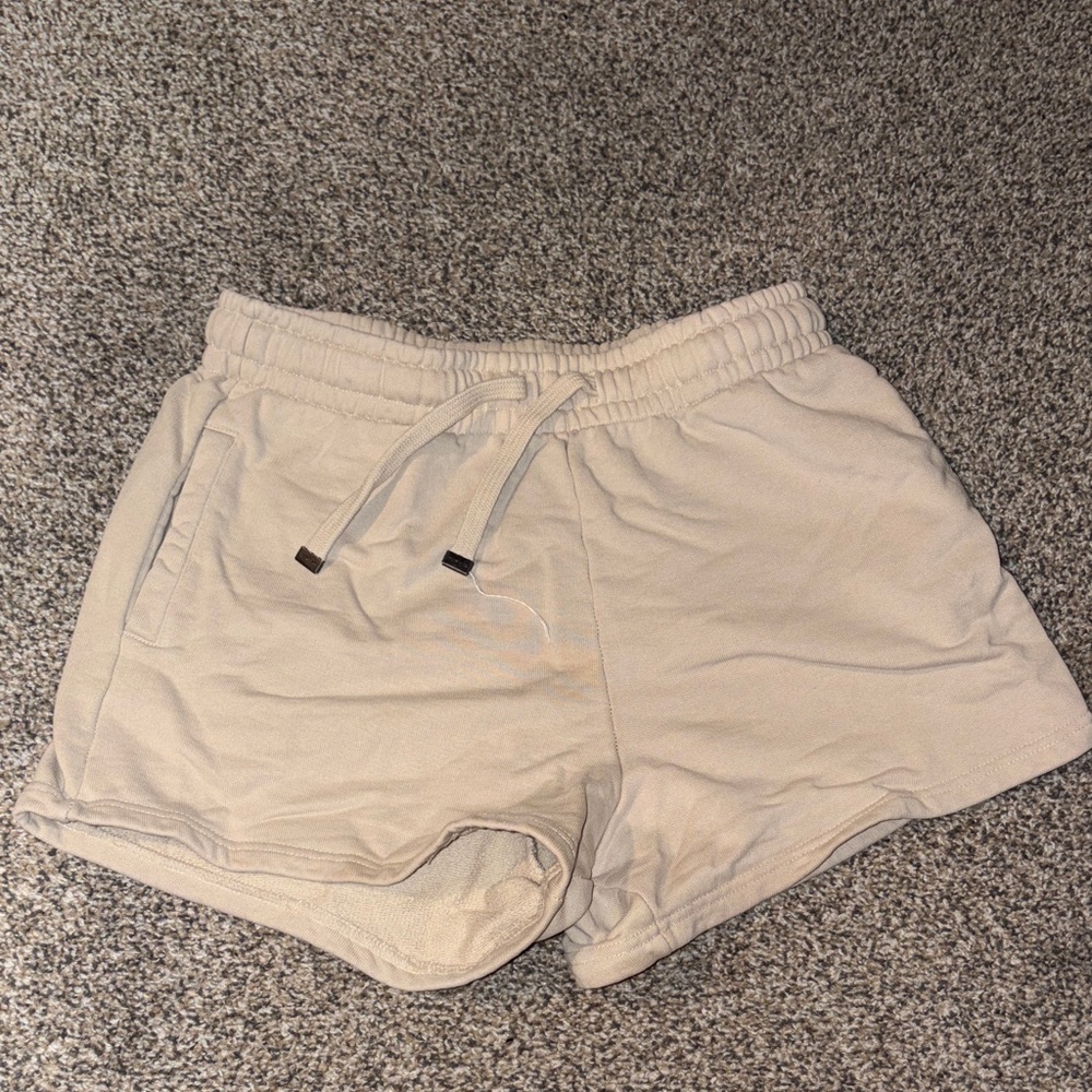 TALENTLESS Women's Light Tan Athletic Shorts